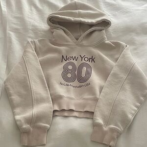 Girl9-10 Light pink New York 80 Hoodie